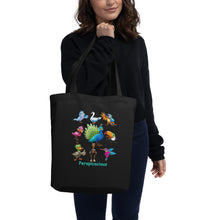 Load image into Gallery viewer, Perspicacious "Perspy" the Peacock Collection Eco Tote Bag