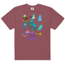 Load image into Gallery viewer, Chivalrous "Val" the Chameleon Collection Men’s garment-dyed heavyweight t-shirt
