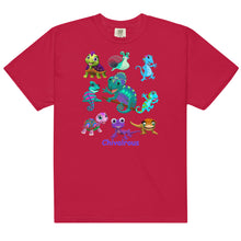 Load image into Gallery viewer, Chivalrous "Val" the Chameleon Collection Men’s garment-dyed heavyweight t-shirt