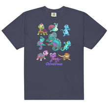 Load image into Gallery viewer, Chivalrous "Val" the Chameleon Collection Men’s garment-dyed heavyweight t-shirt