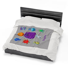 Load image into Gallery viewer, Original &quot;Ori&quot; the Monster Velveteen Plush Blanket
