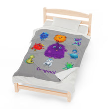 Load image into Gallery viewer, Original &quot;Ori&quot; the Monster Velveteen Plush Blanket
