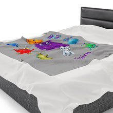 Load image into Gallery viewer, Original &quot;Ori&quot; the Monster Velveteen Plush Blanket
