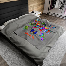 Load image into Gallery viewer, Mirabilia &quot;Mira&quot; the Butterfly Velveteen Plush Blanket
