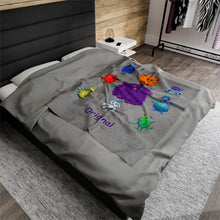 Load image into Gallery viewer, Original &quot;Ori&quot; the Monster Velveteen Plush Blanket
