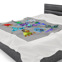 Load image into Gallery viewer, Magical &quot;Lyric&quot; the Magical Monster Velveteen Plush Blanket
