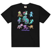 Load image into Gallery viewer, Chivalrous &quot;Val&quot; the Chameleon Collection Men’s garment-dyed heavyweight t-shirt
