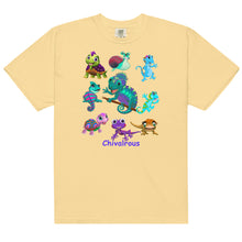 Load image into Gallery viewer, Chivalrous &quot;Val&quot; the Chameleon Collection Men’s garment-dyed heavyweight t-shirt
