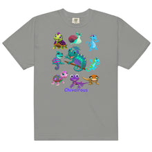 Load image into Gallery viewer, Chivalrous &quot;Val&quot; the Chameleon Collection Men’s garment-dyed heavyweight t-shirt
