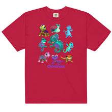 Load image into Gallery viewer, Chivalrous &quot;Val&quot; the Chameleon Collection Men’s garment-dyed heavyweight t-shirt
