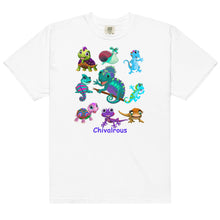 Load image into Gallery viewer, Chivalrous &quot;Val&quot; the Chameleon Collection Men’s garment-dyed heavyweight t-shirt
